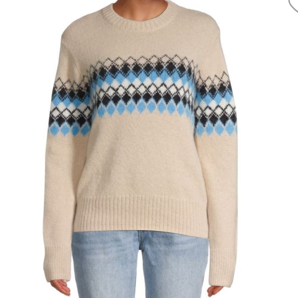 A.L.C. Nathan Diamond Knit Sweater-CC3